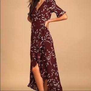 Lulus wrap dress